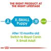 غذای خشک سگ رویال کنین مدل x-small puppy وزن 1.5 کیلوگرم