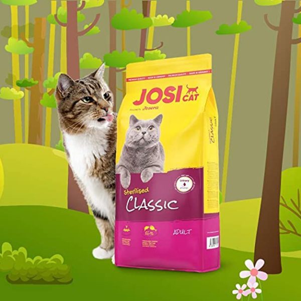 غذای خشک گربه جوسرا مدل JOSICAT STERILISED CLASSIC وزن 10 کیلوگرم